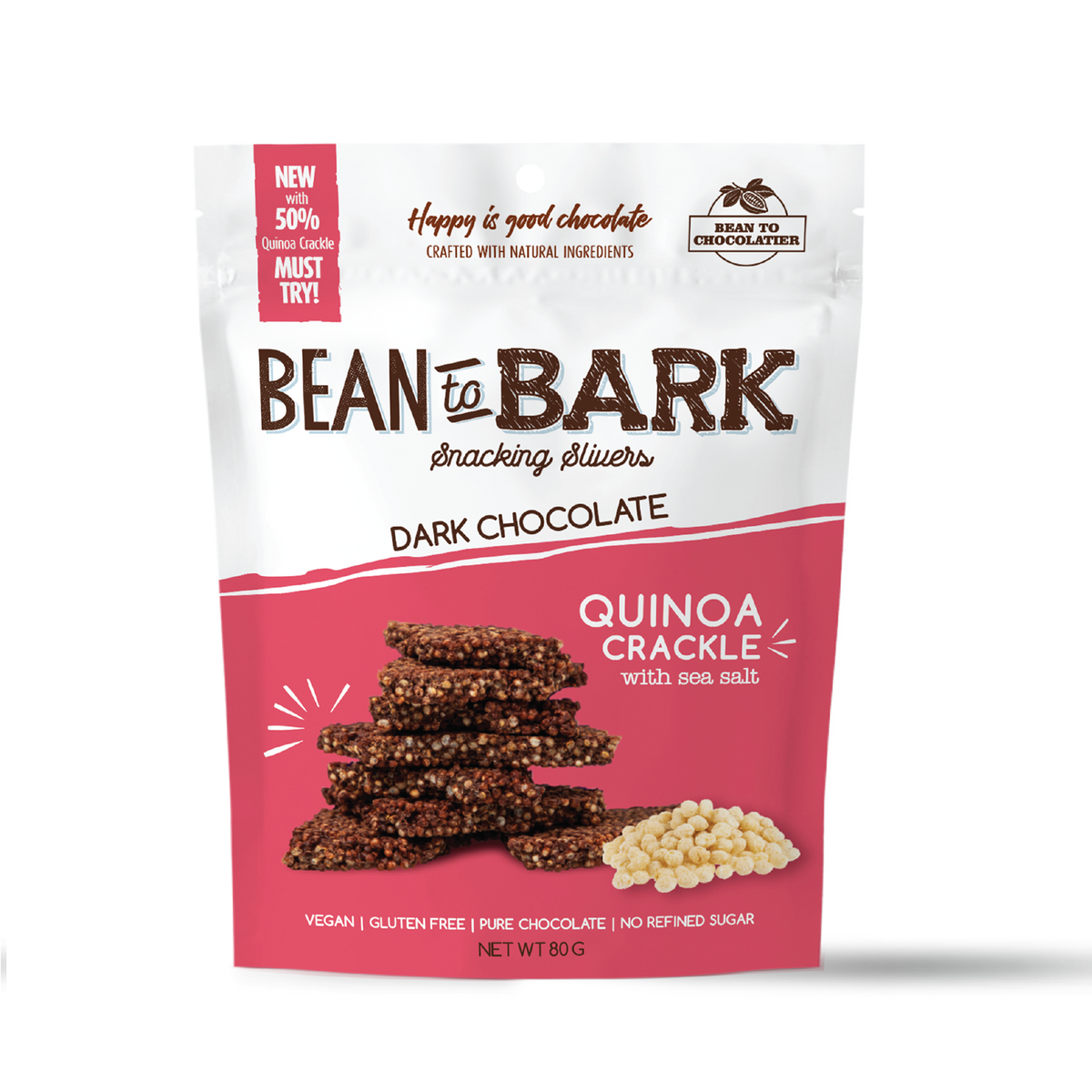 Quinoa Crackle - Bean to Bark