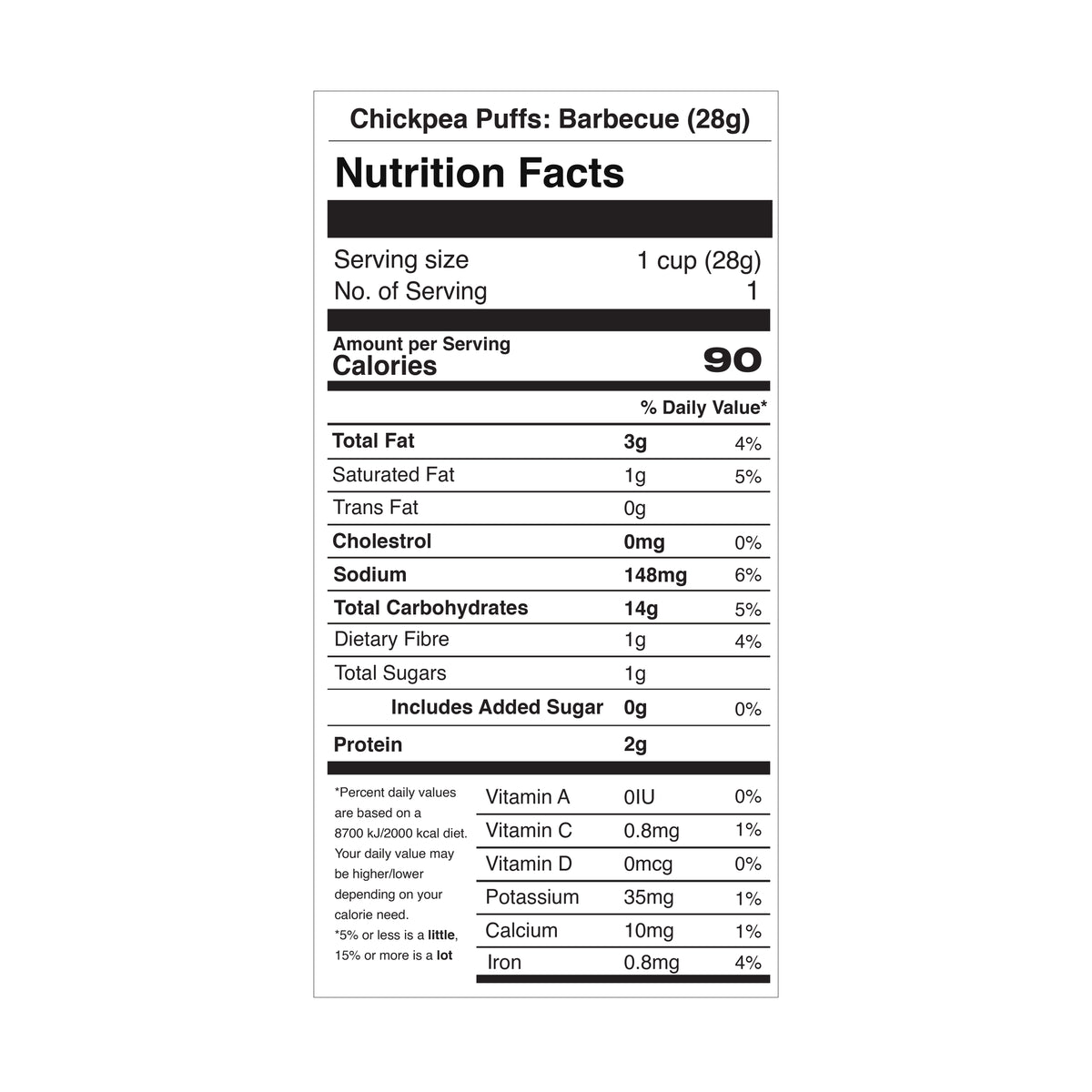 Chickpea Puffs - Barbecue