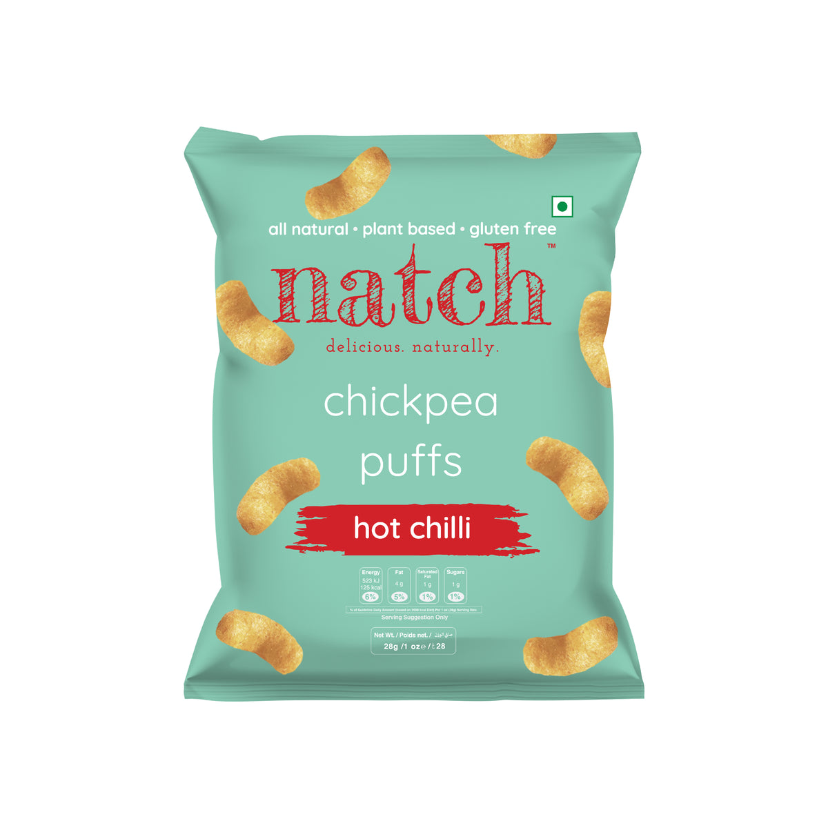 Chickpea Puffs - Hot Chilli