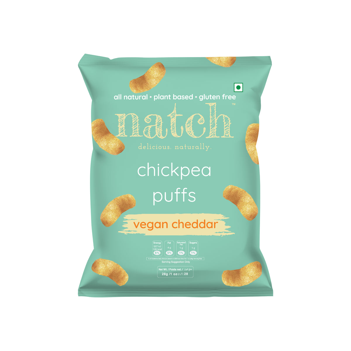 Chickpea Puffs - Vegan Cheddar