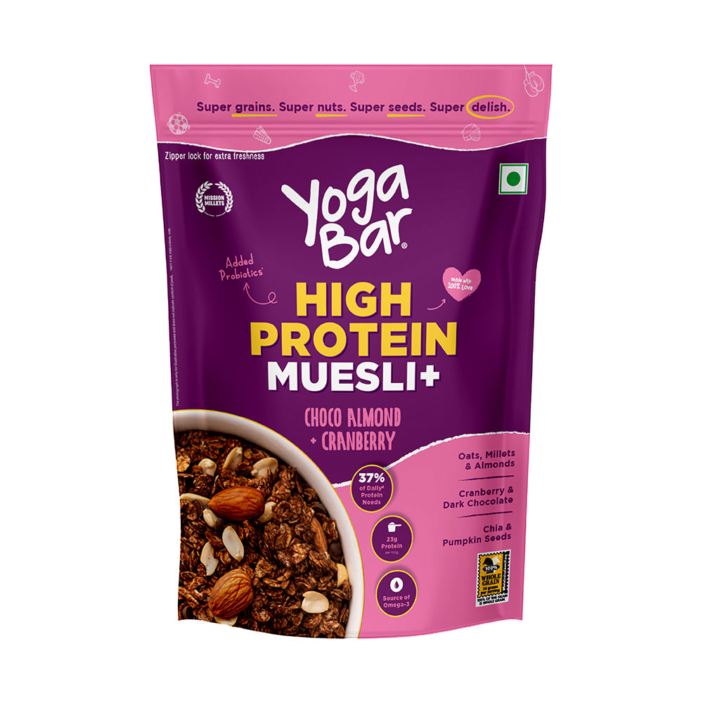 Choco Almond & Cranberry - High Protein Muesli