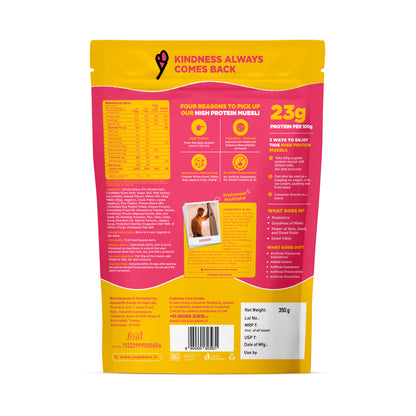 Fruits, Nuts & Seeds - High Protein Muesli