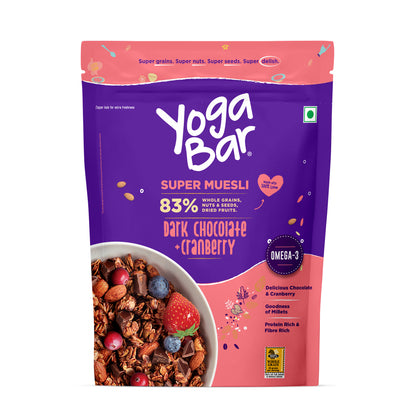 Dark Chocolate & Cranberry - Super Muesli