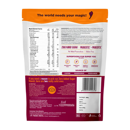 Zero Added Sugar - Super Muesli