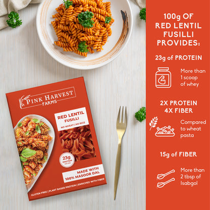 Red Lentil Fusilli