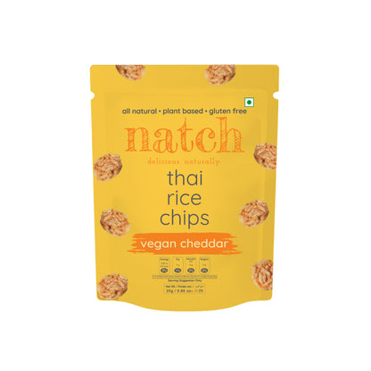 Thai Rice Chips - Vegan Cheddar